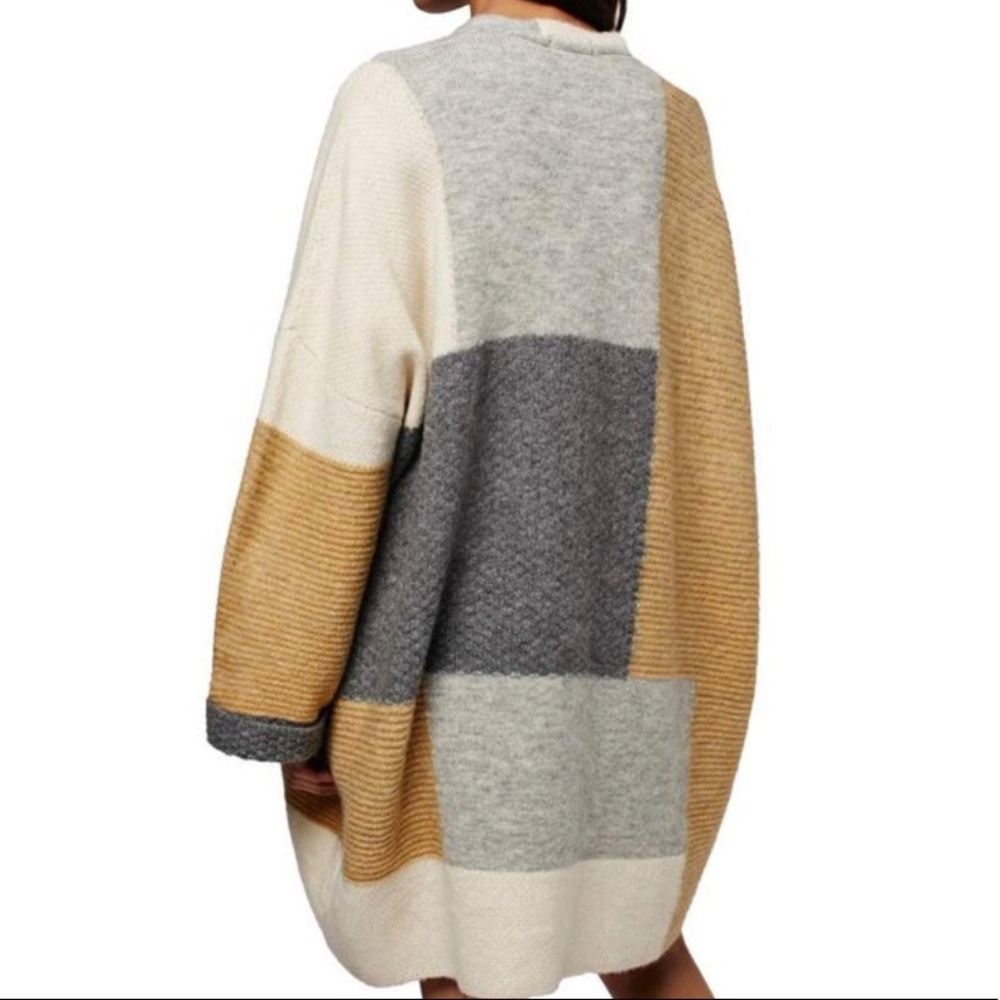 Topshop Patchwork Oversized Cardigan - image 2